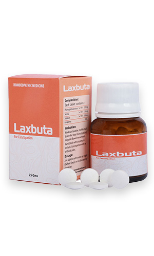LAXBUTA (Homoeopathic laxative Tablet)
